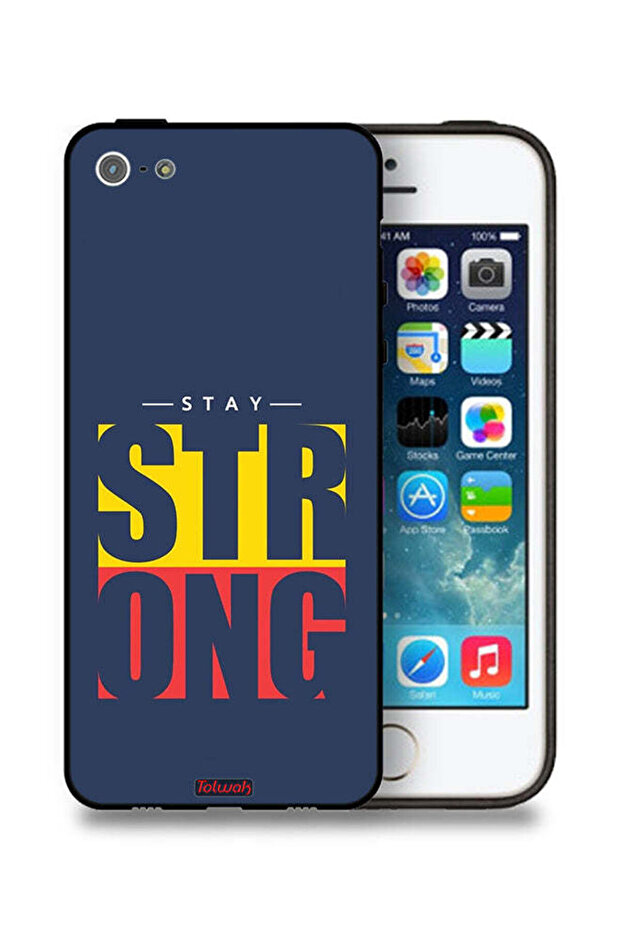 غطاء حماية لجهاز Apple iPhone 5/5s/SE - حافظ على قوتك