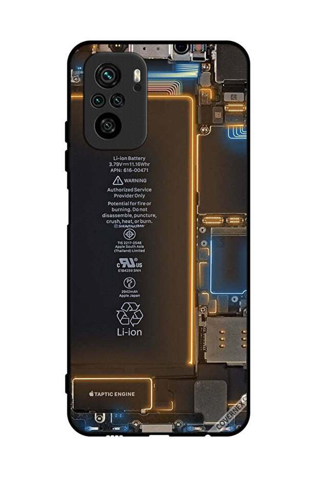 غطاء حماية لهاتف Poco M5s 4G بنمط داخلي خلفي