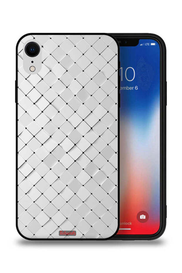 غطاء حماية لهاتف Apple iPhone XR بنقشة البلاط