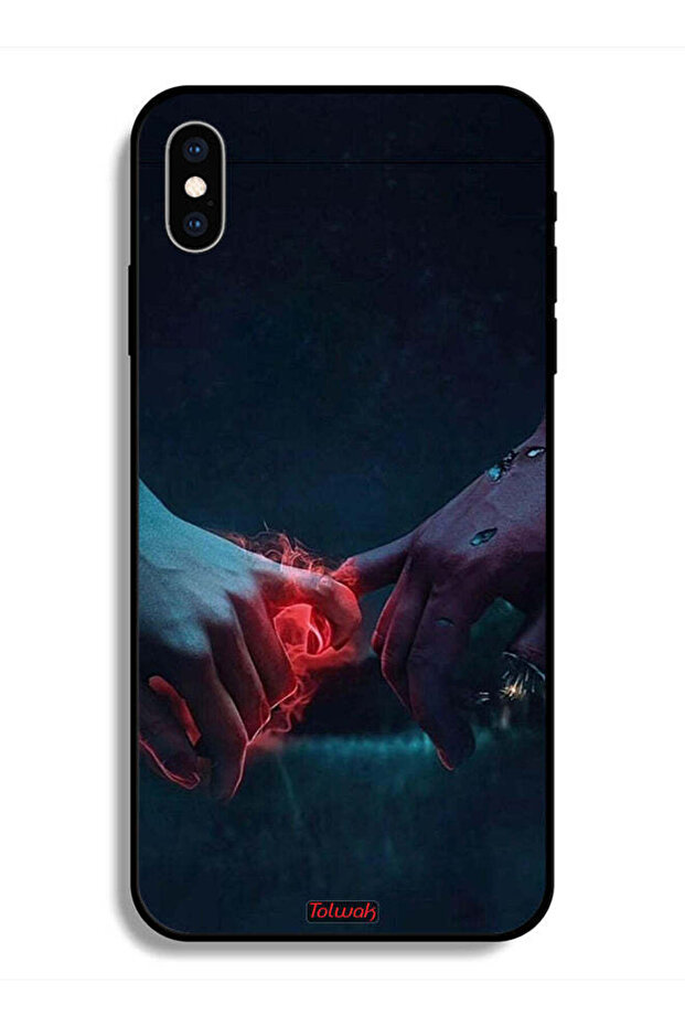 Protective Case For Apple iPhone X Burning Hands