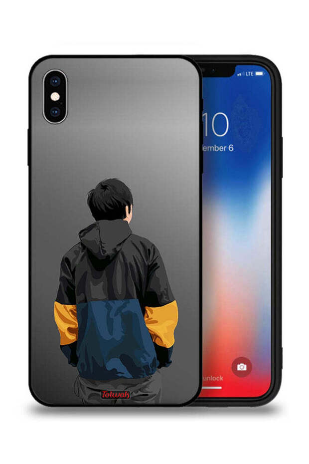 جراب حماية لجهاز Apple iPhone XS Max - صورة فنية لطفل