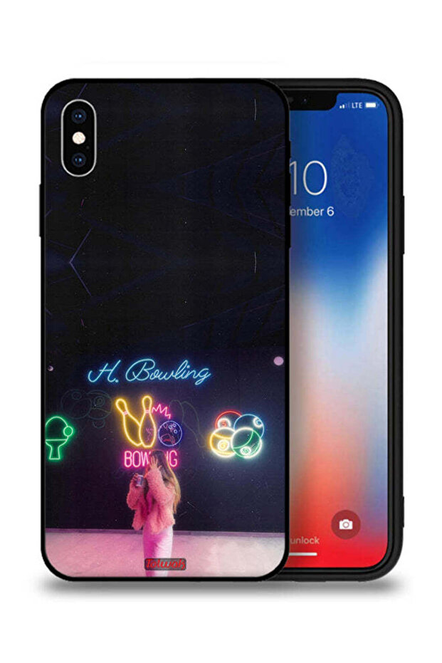 Apple iPhone XS Protective Case Bowling Lover