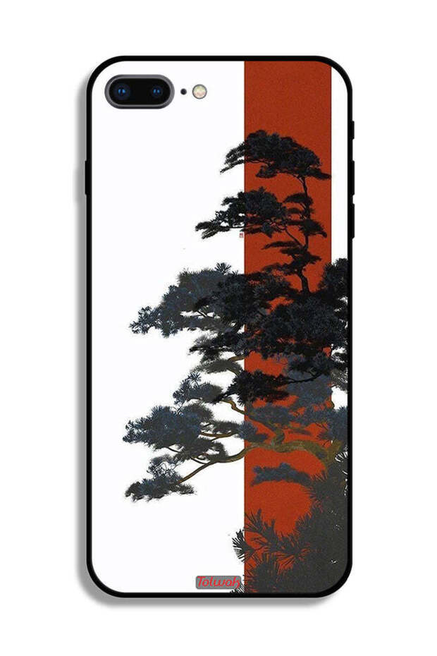 غطاء حماية لجهاز Apple iPhone 7 Plus بتصميم شجرة - 2