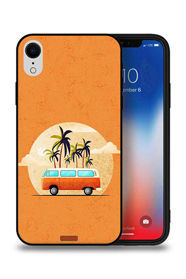 Apple iPhone XR Protective Case Bus Art