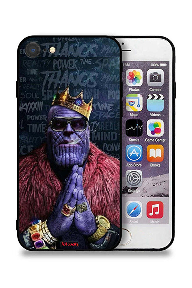 غطاء حماية لجهاز Apple iPhone 8 من Thanos Power