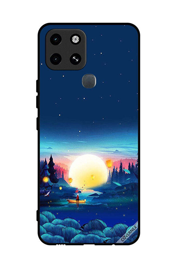 غطاء حماية لهاتف Infinix Smart 6 بإطلالة غروب الشمس