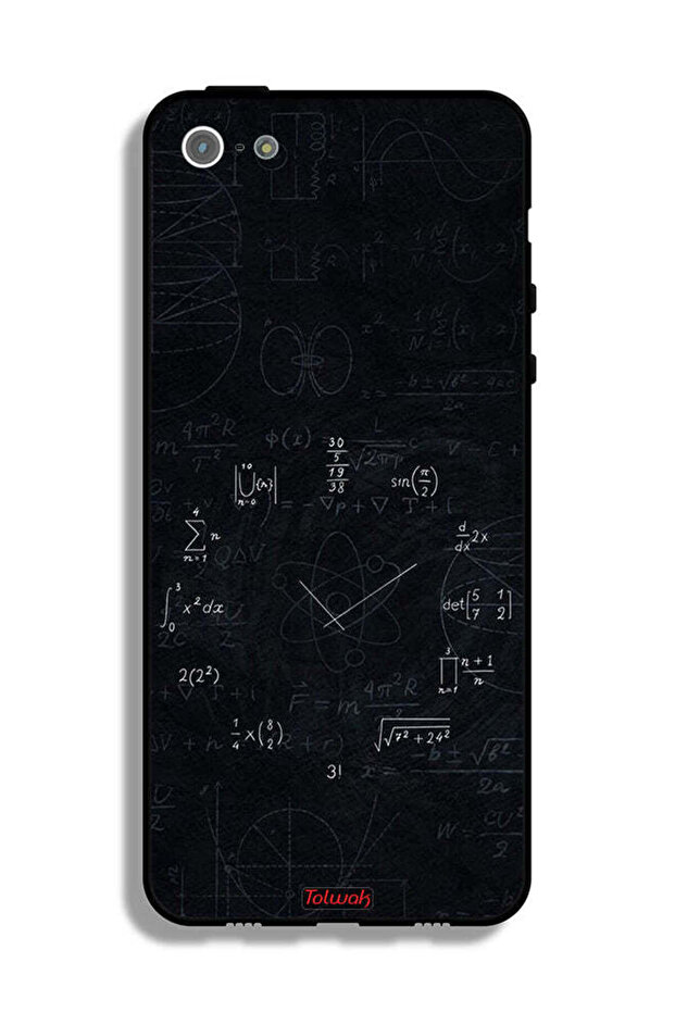 جراب حماية Apple iPhone 5/5s/SE بتصميم ساعة رياضيات - 2