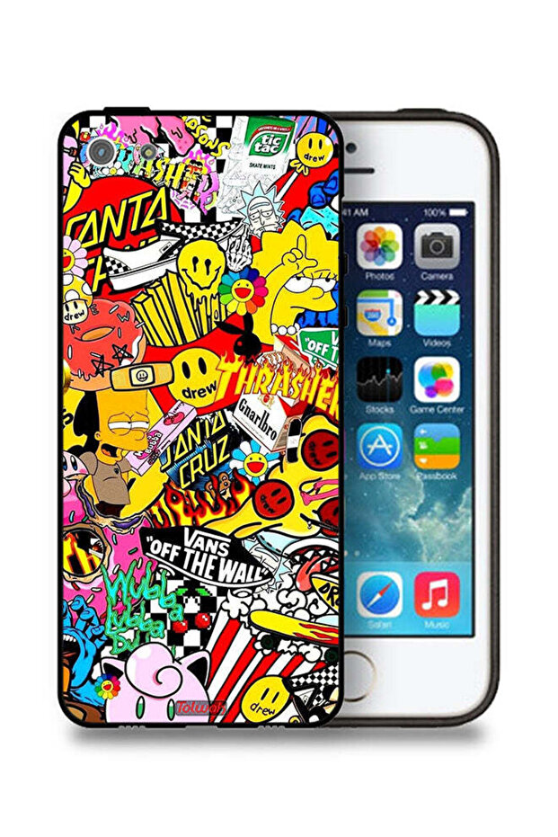 Apple iPhone 5/5s/SE Protective Case Off The Wall