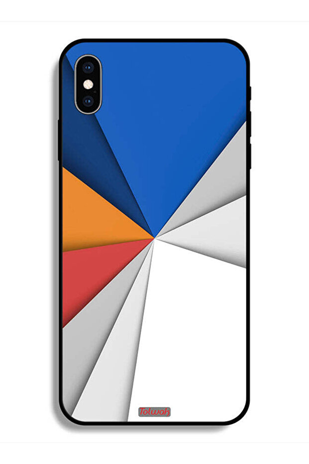 جراب واقٍ لهاتف Apple iPhone X مصنوع من مادة مطابقة للفن التجريدي