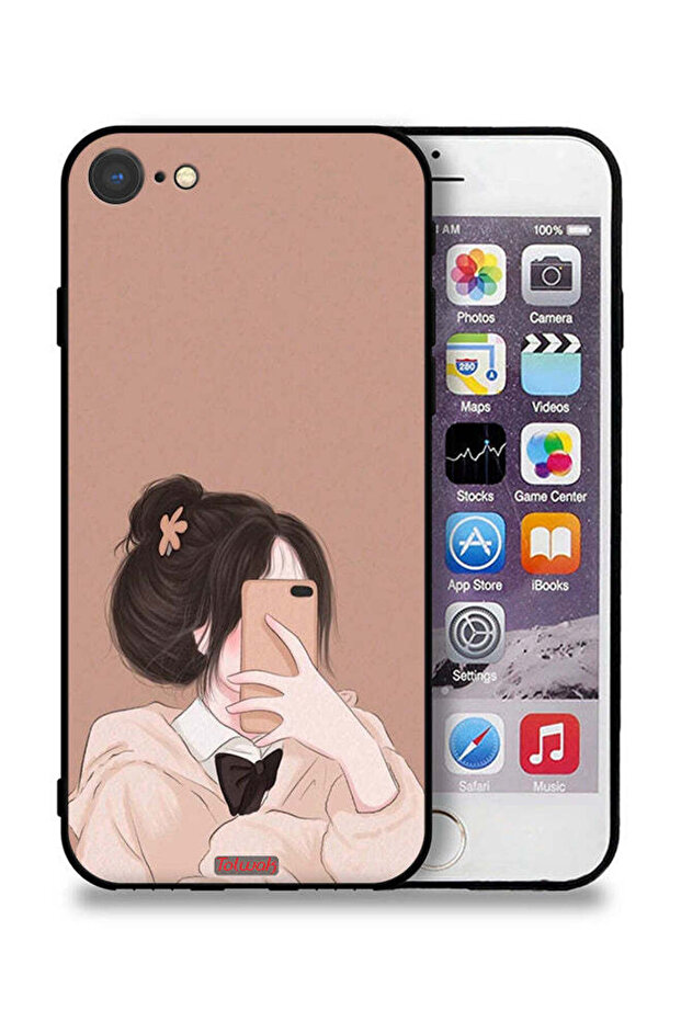 جراب حماية لجهاز Apple iPhone 8 لالتقاط صور سيلفي - 1