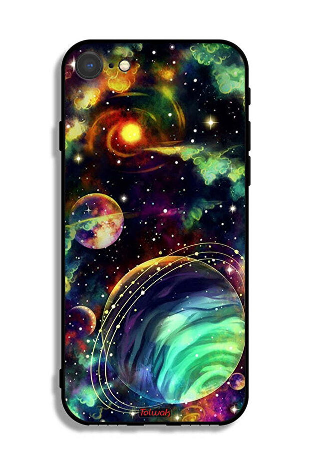 غطاء حماية لجهاز Apple iPhone 7 من Planets - 2
