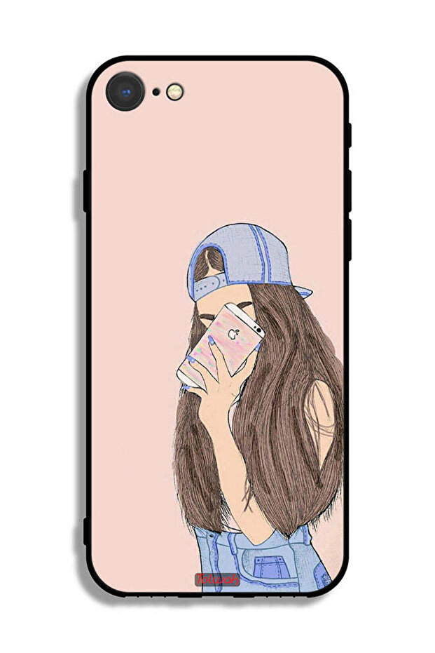 جراب حماية لجهاز Apple iPhone 8 لالتقاط صور سيلفي - 2