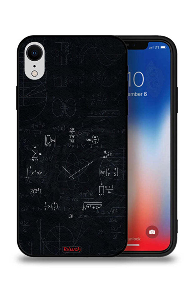Apple iPhone XR Protective Case Maths Clock - 1