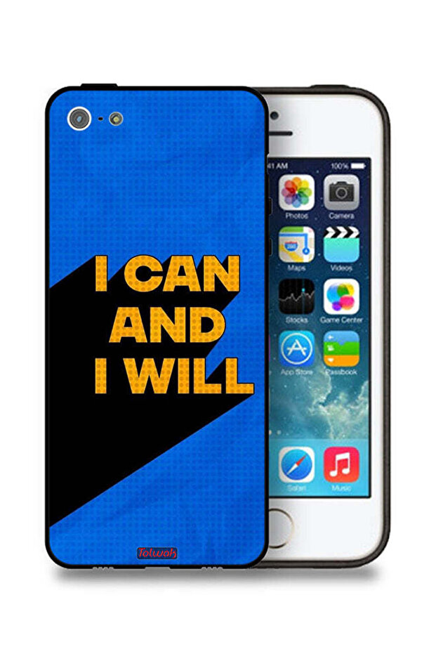 غطاء حماية لجهاز Apple iPhone 5/5s/SE - "أستطيع وسأفعل"
