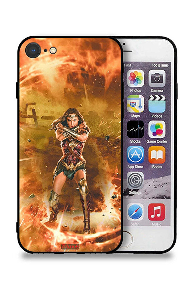 غطاء حماية لجهاز Apple iPhone 8 من Wonder Women