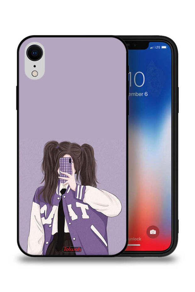 Apple iPhone XR Protective Case Making Selfie