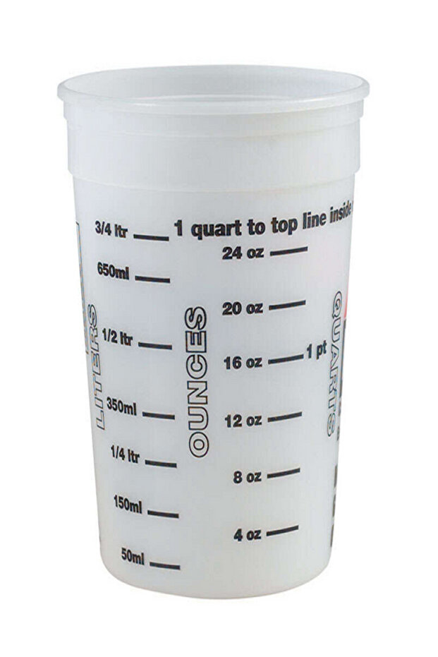 Durable Plastic Solvent-Resistant Multi-Mix Container - 2
