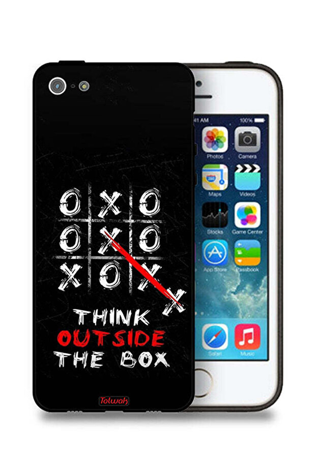 جراب حماية لجهاز Apple iPhone 5/5s/SE - فكر خارج الصندوق
