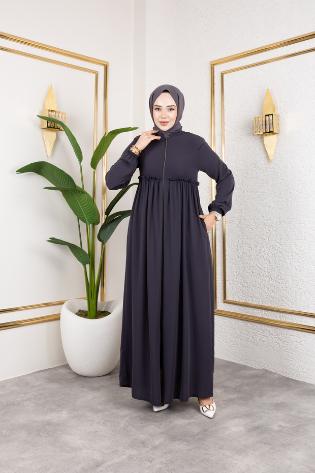 Medine İpeği Roba'lı Feracce - 3