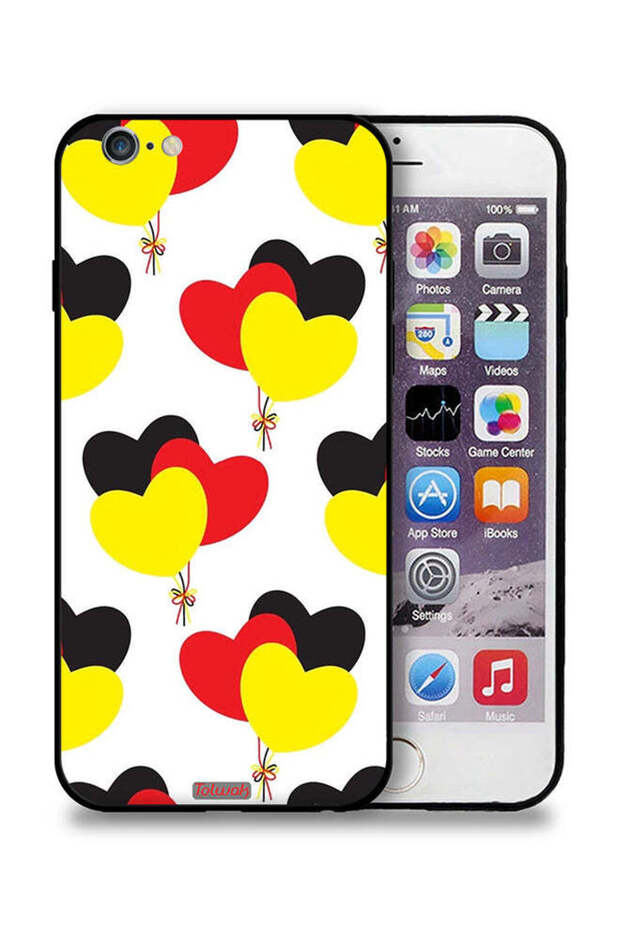 Apple iPhone 6/6s Protective Case Three Hearts Bunch