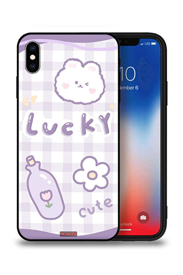 جراب حماية من Apple iPhone XS Max بتصميم لطيف ومحظوظ