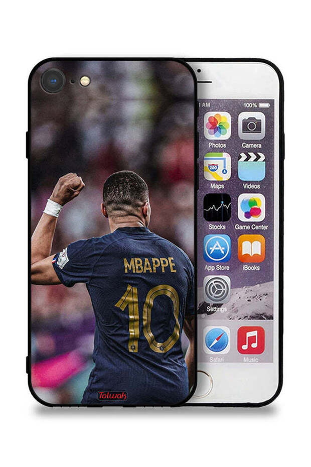 جراب حماية لجهاز Apple iPhone 8 Mbappe 10