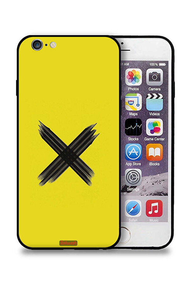 جراب حماية لجهاز Apple iPhone 6/6s بنمط X - 1