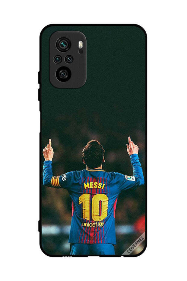 غطاء حماية لهاتف Poco M5s 4G الملك ميسي