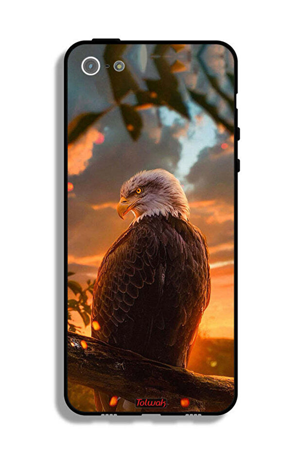 غطاء حماية بتصميم نسر لهاتف Apple iPhone 5/5s/SE - 2