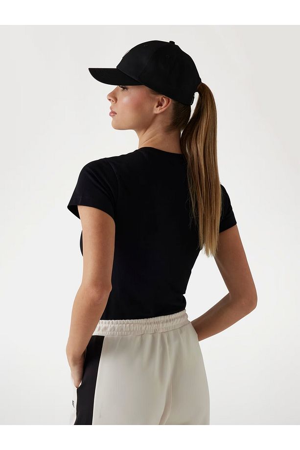 Önü Logolu Stretch T-shirt V4YI21KCDH1-25 - 3