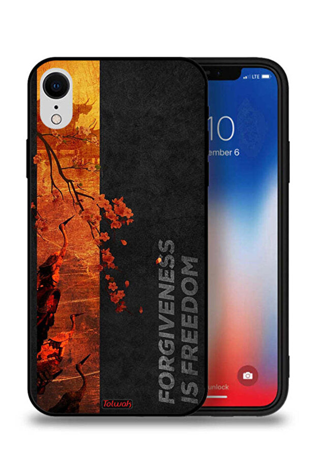 غطاء حماية لجهاز Apple iPhone XR - التسامح هو الحرية