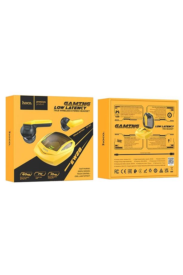 Hoco EW28 Bluetooth 5.3 Magic True Wireless Gaming TWS Bluetooth Kulaklık-(1903) - BFOUR9813-1761 - 6