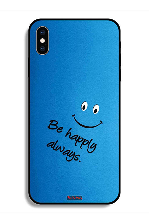 Protective Case For Apple iPhone X Be Happy Always