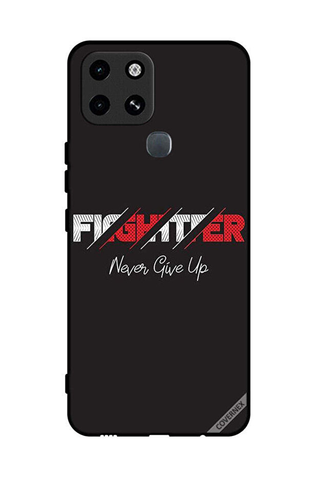 غطاء حماية لهاتف Infinix Smart 6 Fighter Never Give Up