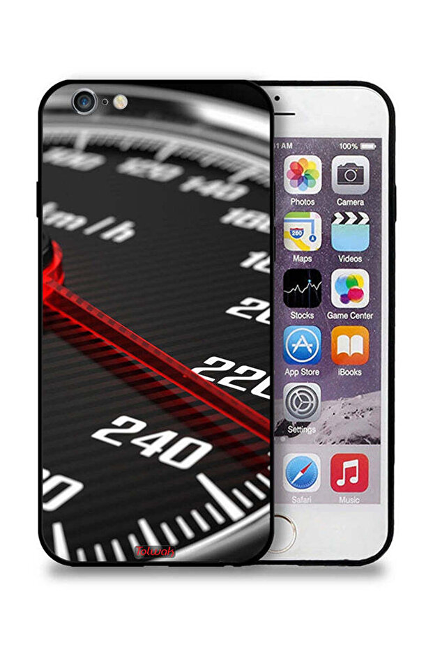 جراب حماية لجهاز Apple iPhone 6 Plus/6s Plus مزود بخاصية عداد السرعة