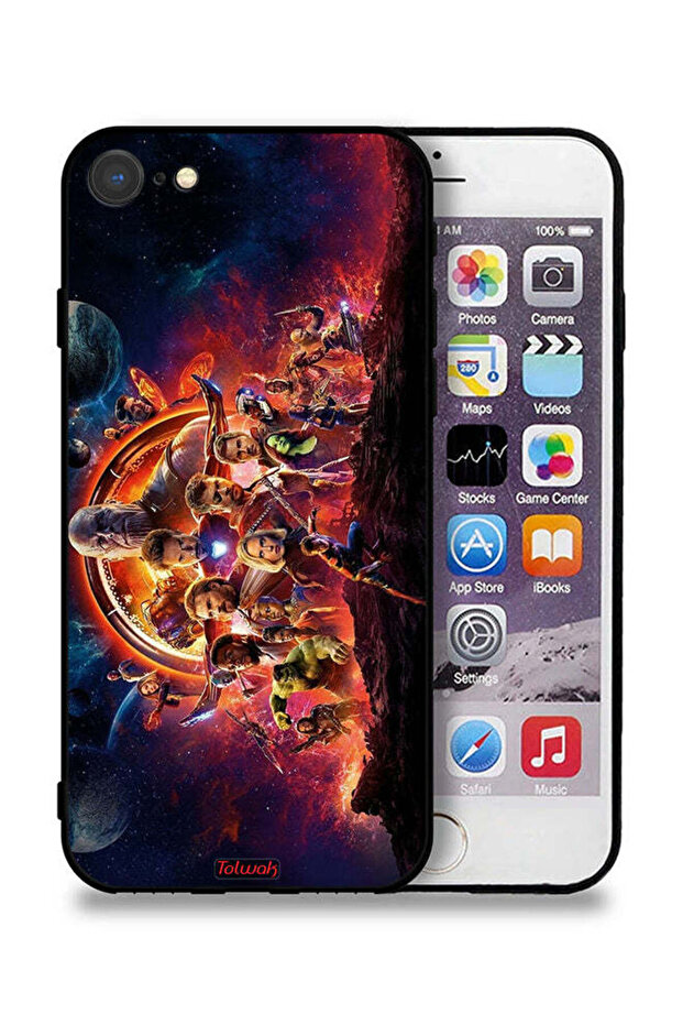 غطاء حماية لجهاز Apple iPhone 8 من Avengers - 1