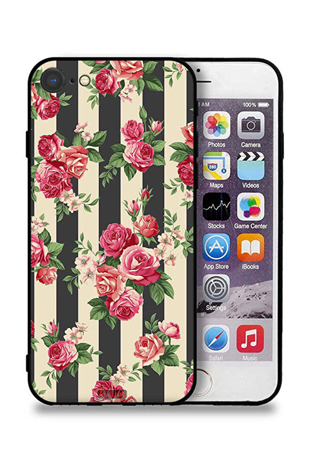 Apple iPhone 7 Protective Case Roses Pattern - 1