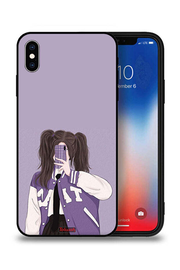 جراب حماية لجهاز Apple iPhone XS لالتقاط صور سيلفي
