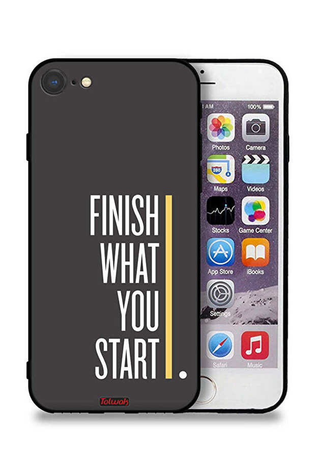 جراب حماية لجهاز Apple iPhone 7 - أكمل ما تبدأ به