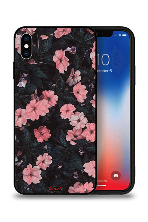 غطاء حماية لجهاز Apple iPhone XS Max - زهر الخوخ الصغير