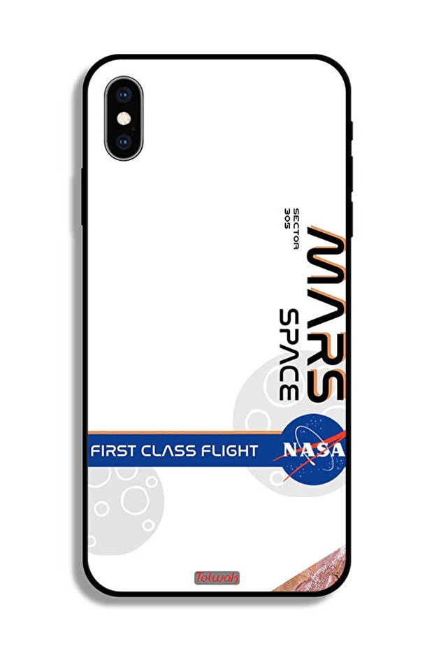 جراب حماية لجهاز Apple iPhone XS Max من الدرجة الأولى لرحلات المريخ - 2