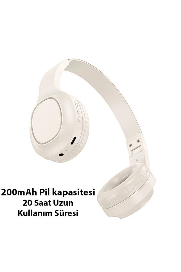 HOCO W46 Hi-Fi Yüksek Ses Bluetooth 5.3 Kablosuz Kulaküstü Kulaklık-(1903) - CRM9694-1091 - 3