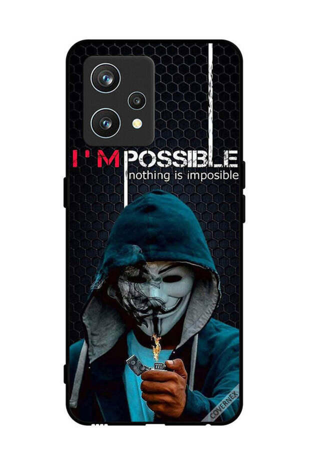 غطاء حماية لهاتف Realme 9 Pro Plus خلفية شاشة I Am Possible Nothing Is Impossible