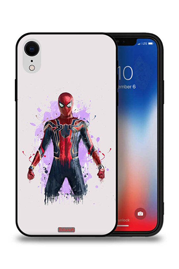 Apple iPhone XR Protective Case Iron Spider Artwork