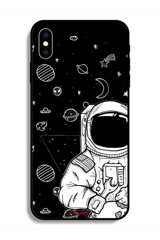 جراب حماية لهاتف Apple iPhone X - فن رائد الفضاء