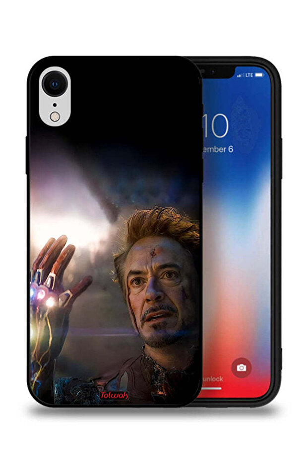 جراب حماية لجهاز Apple iPhone XR - أنا الرجل الحديدي