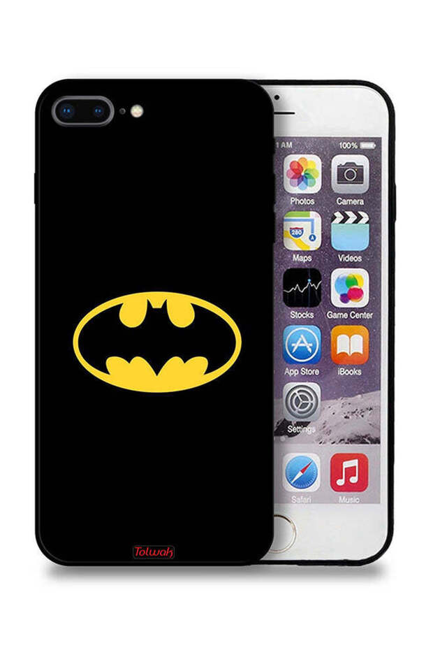 Apple iPhone 8 Plus Protective Case Batman Logo