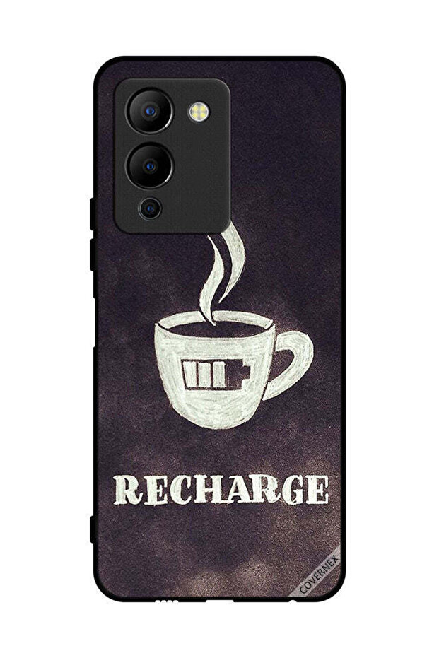 غطاء حماية لهاتف Infinix Note 12 G96 Coffee Recharge