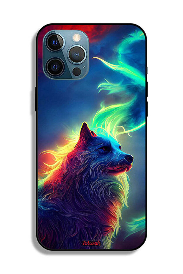 غطاء حماية لجهاز ابل ايفون 12 برو ماكس - وولف - 2