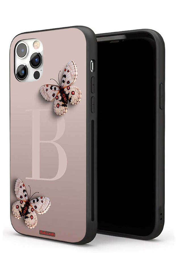 غطاء حماية لجهاز Apple iPhone 11 Pro Max بنقشة الفراشات